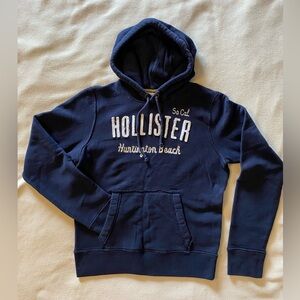 Hollister Dark Blue Pullover Hoodie